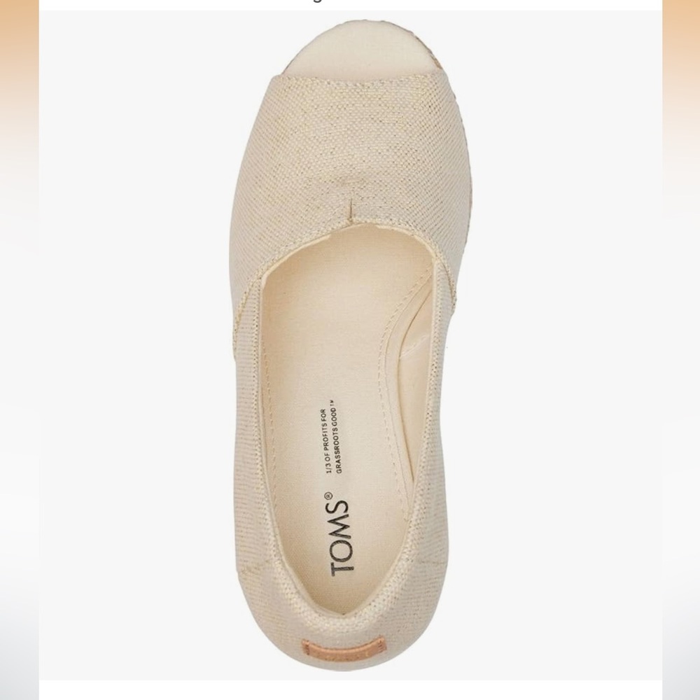 NEW- TOMS Women's Michelle Wedge Sandal - Picture 4 of 9